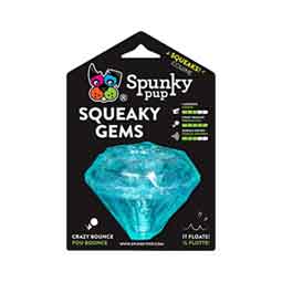 Squeaky Gems Dog Toy  Spunky Pup